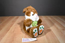 Kids of America Brown and White Bunny Rabbit Plush