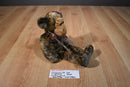 Commonwealth Cuddle Zone Brown and Beige Monkey 2001 Beanbag Plush