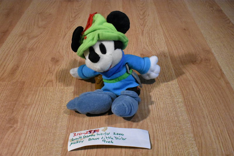 Disney World Mickey Mouse The Brave Little Tailor 2000 Beanbag Plush