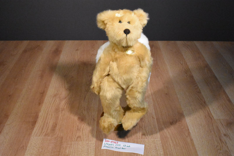 Wishpets Angelica the Tan Angel Bear 1999 Beanbag Plush
