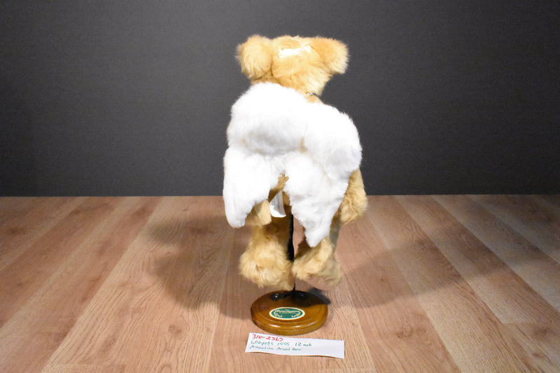 Wishpets Angelica the Tan Angel Bear 1999 Beanbag Plush