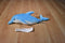 Douglas Benny the Blue and White Sparkly Dolphin Plush