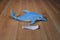 Douglas Benny the Blue and White Sparkly Dolphin Plush