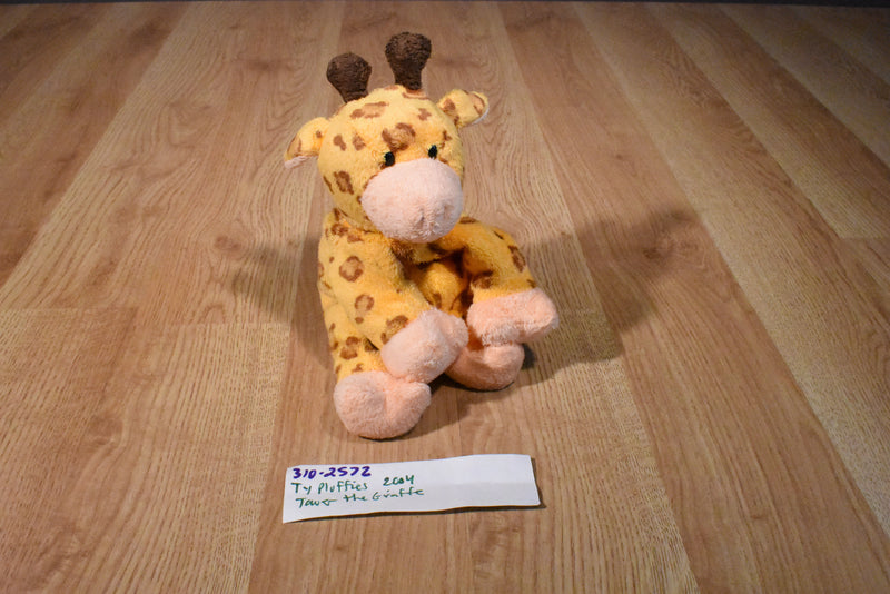 Ty Pluffies Towers the Giraffe 2004 Beanbag Plush