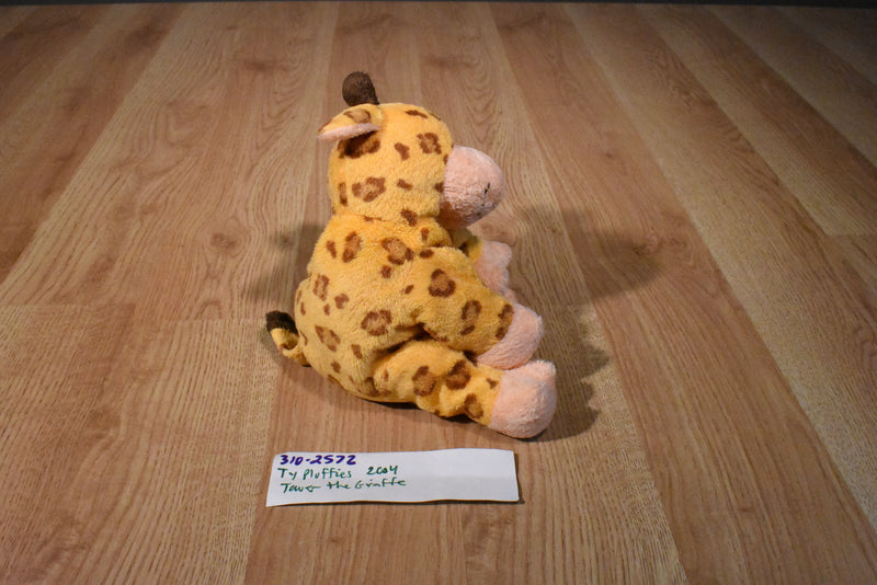 Ty Pluffies Towers the Giraffe 2004 Beanbag Plush