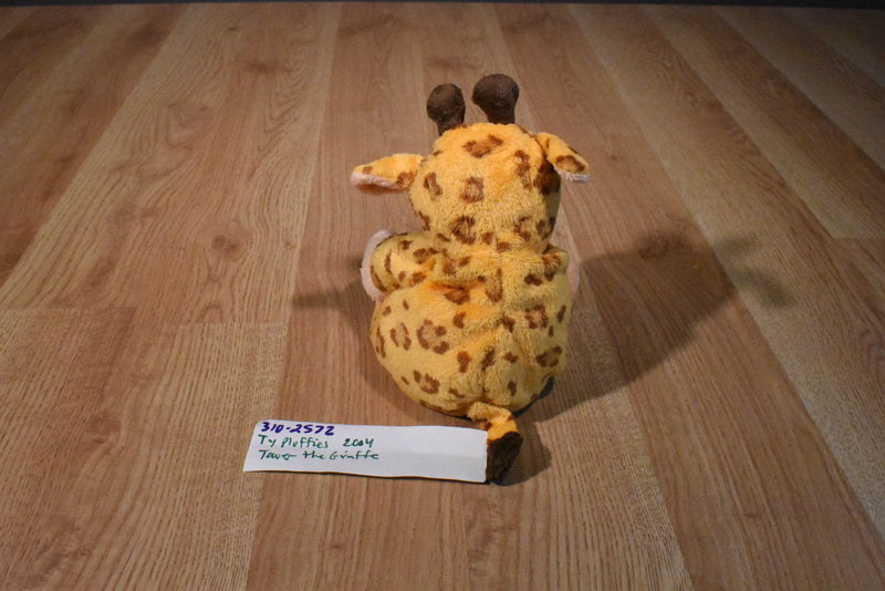 Ty Pluffies Towers the Giraffe 2004 Beanbag Plush