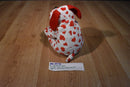 Ty Pluffies Harts the White Dog With Red Hearts 2006 Beanbag Plush