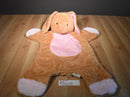 Hugfun Tan and Pink Polka-Dot Bunny Rabbit Blanket Rug Plush