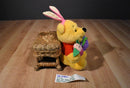 Mattel Disney Winnie the Pooh Plush with Easter Basket 1999 Plush