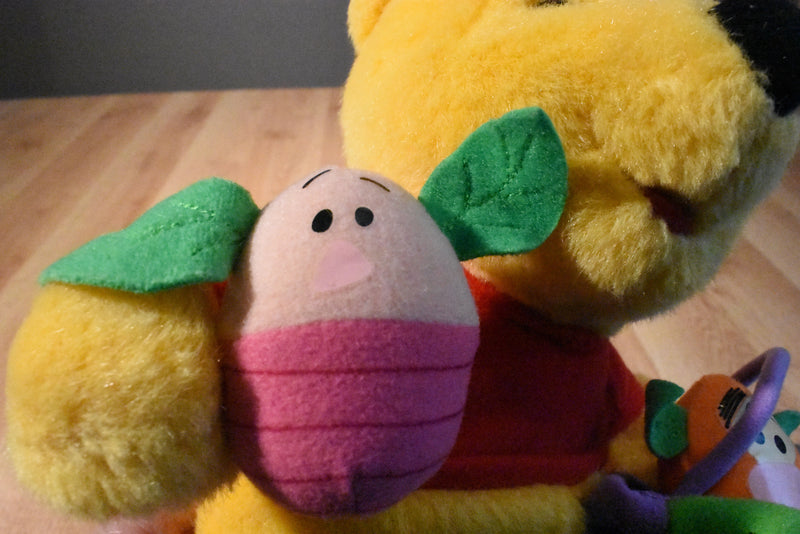 Mattel Disney Winnie the Pooh Plush with Easter Basket 1999 Plush