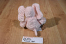 Baby Ganz Pink and White Squeaking Elephant Plush