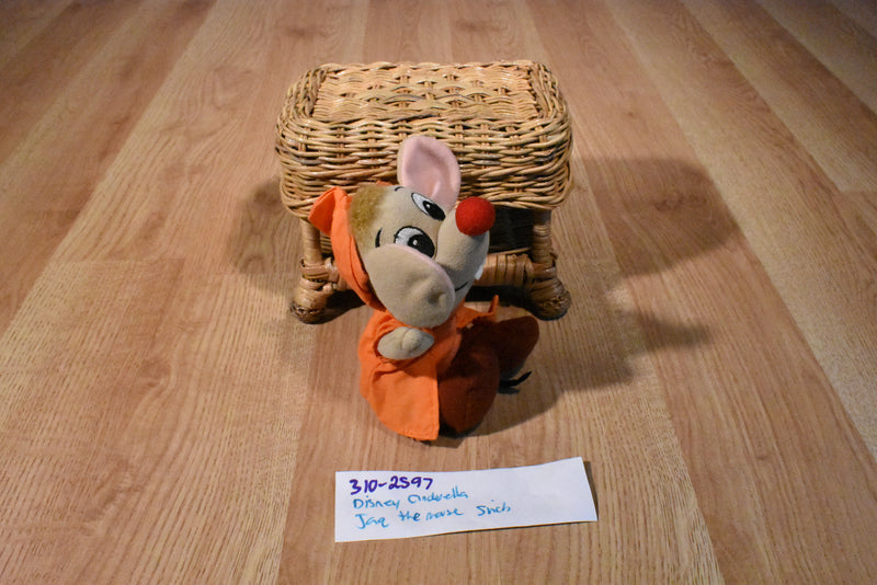 Disney Store Cinderella Jaq the Mouse Beanbag Plush