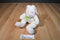 Russ Dazzles White Sparkly Bunny Rabbit Beanbag Plush