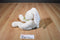 Russ Dazzles White Sparkly Bunny Rabbit Beanbag Plush