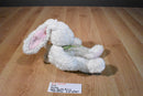 Russ Dazzles White Sparkly Bunny Rabbit Beanbag Plush