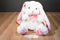 Aurora Lopsie Wopsie White Bunny Rabbit Pink Flower Ears Feet Plush
