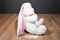 Aurora Lopsie Wopsie White Bunny Rabbit Pink Flower Ears Feet Plush