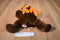 Ty Pillow Pals Antlers the Brown Moose 1998 Plush