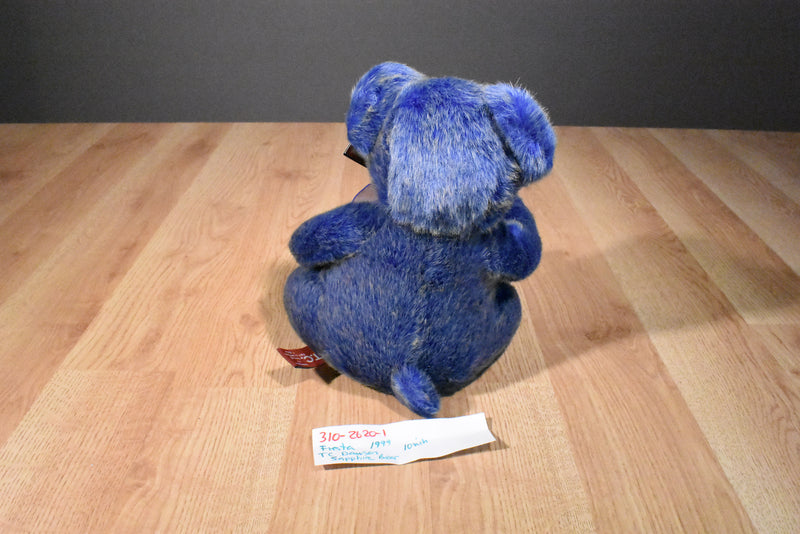 Fiesta T. C. Dawson Ruby and Sapphire Teddy Bear 1999 Beanbag Plush