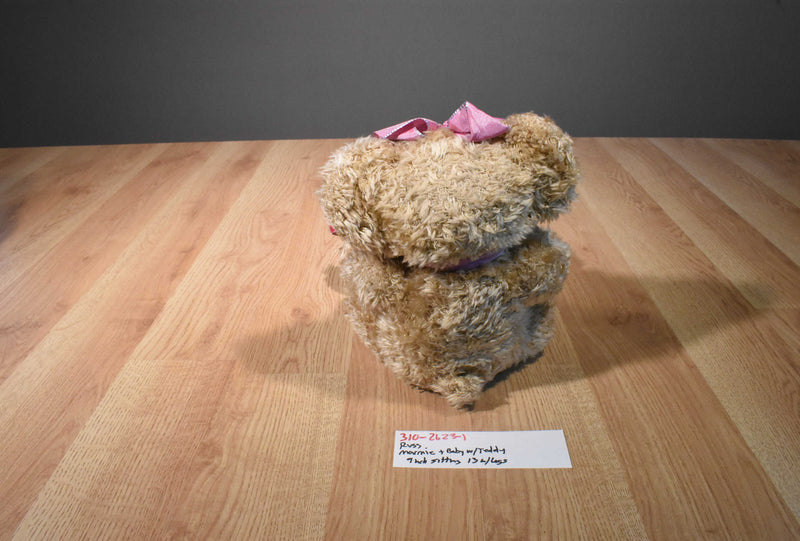Russ Marmie and Baby With Teddy Bear Beanbag Plush