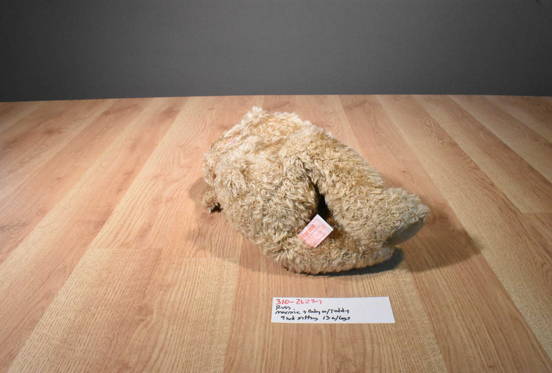 Russ Marmie and Baby With Teddy Bear Beanbag Plush