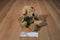 Ty Pluffies Beary Merry Tan Bear 2005 Beanbag Plush