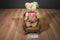 Bearington Hugs N Kisses Tan Jointed Teddy Bear Beanbag Plush