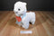 Yes Anime White Llama Alpaca With Red Heart Plush