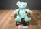Commonwealth Teal Colored Teddy Bear 1995 Beanbag Plush