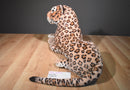 Kelly Toy Realistic Leopard 30 Inch Plush with Foam Head