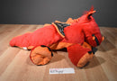 Zoomworks Stuffies Blaze the Red Dragon 2013 Beanbag Plush with Hiding Pockets