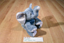 Ty Pluffies Winks Grey and Pink Elephant 2012 Beanbag Plush