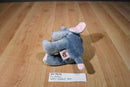 Ty Pluffies Winks Grey and Pink Elephant 2012 Beanbag Plush