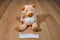 Ty Pluffies Corkscrew the Pig 2002 Beanbag Plush