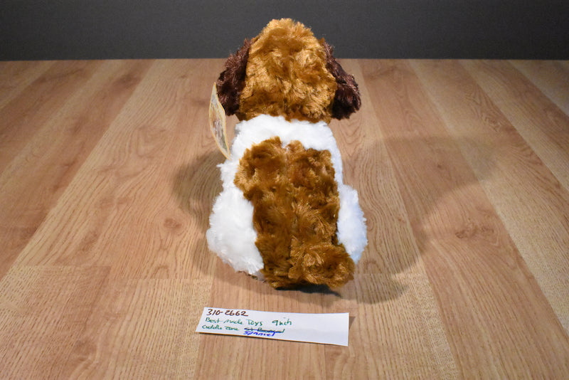 Best Made Toys Cuddle Zone White and Brown Spaniel Puppy Dog Plush