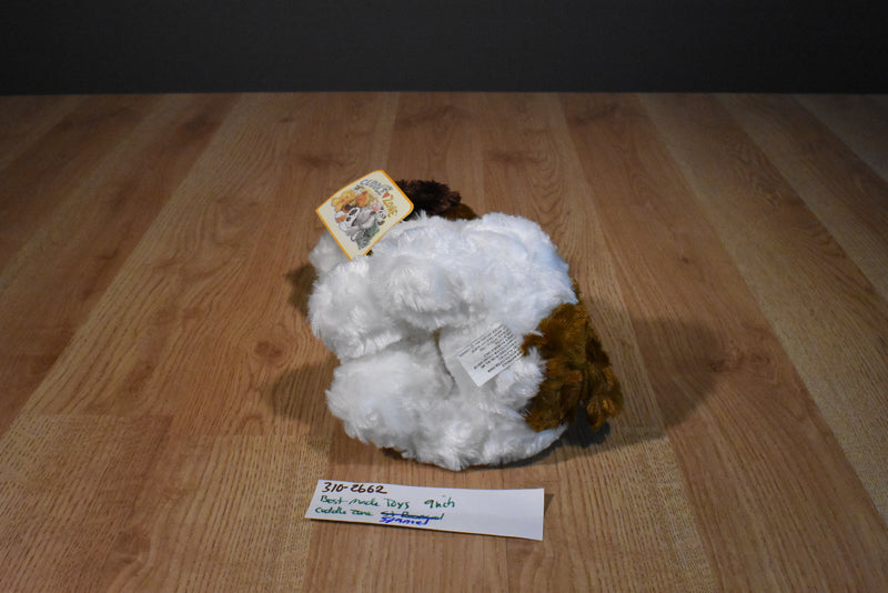 Best Made Toys Cuddle Zone White and Brown Spaniel Puppy Dog Plush
