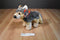 Aurora Wily the Gray and Beige Timber Wolf Beanbag Plush