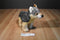 Aurora Wily the Gray and Beige Timber Wolf Beanbag Plush