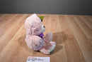 Animal Adventure Mauve/Pink Teddy Bear 2018 Plush With Purple Bow