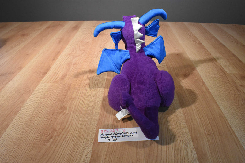 Animal Adventure Purple, Blue and Silver Dragon 2009 Plush