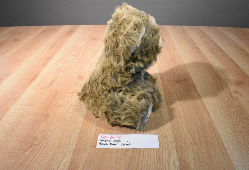 America Wego Brown, Beige and White Bear Plush