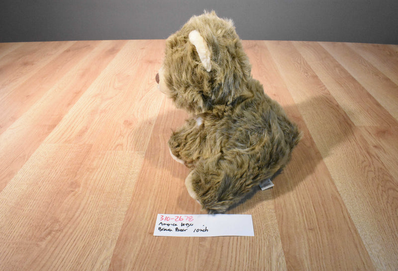 America Wego Brown, Beige and White Bear Plush