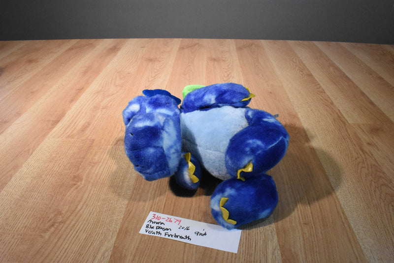Aurora Blue and Green Dragon Verath Firebreath 2016 Plush