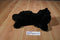 Aurora Inky the Fluffy Black Cat Beanbag Plush w/ Blue Eyes and Bell