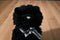 Aurora Inky the Fluffy Black Cat Beanbag Plush w/ Blue Eyes and Bell