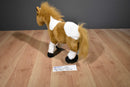 SKM Brown and White Pinto Paint Horse Pony Plush