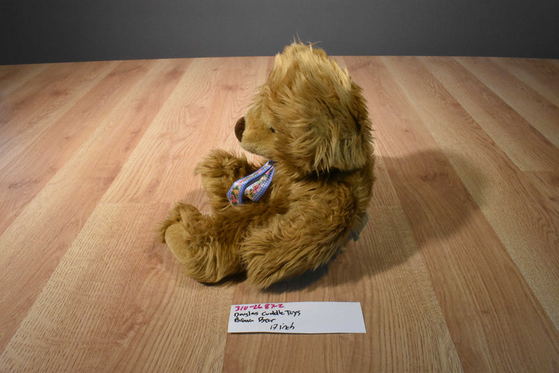 Douglas Cuddle Toys Brown Teddy Bear Beanbag Plush