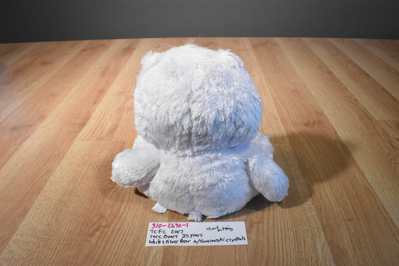 TCFC Care Bears White and Silver Bear 2007 Beanbag Plush
