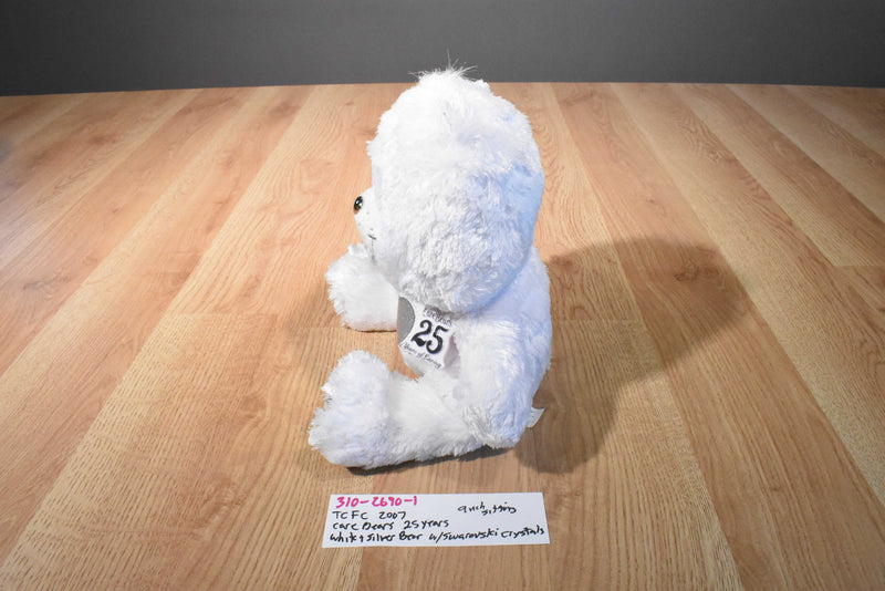 TCFC Care Bears White and Silver Bear 2007 Beanbag Plush