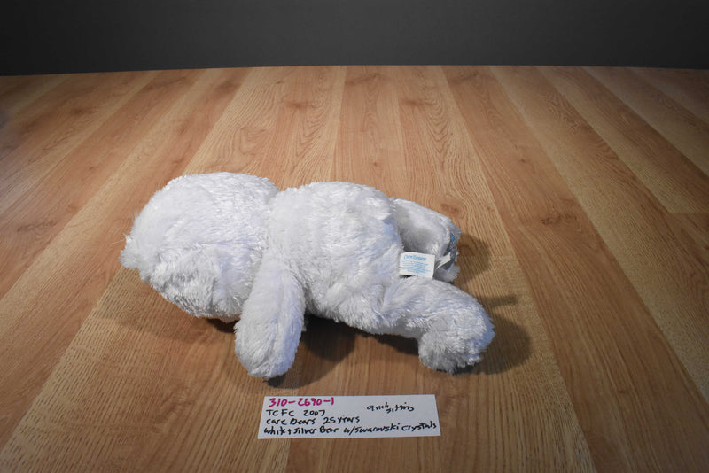 TCFC Care Bears White and Silver Bear 2007 Beanbag Plush
